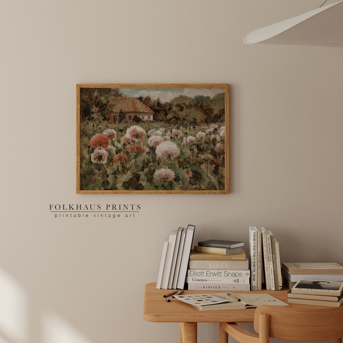 Landscape Painting Printable Wall Art Digital Download Antique - Etsy
