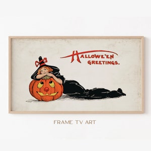 Halloween Frame TV Art | Samsung Frame TV Art | Digital Download | TV Art Samsung Fall Decor | Samsung Frame Art | Art Frame
