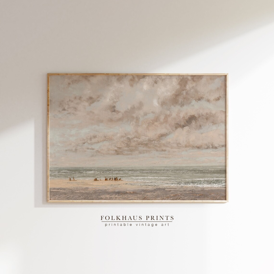 Seascape Painting Printable Wall Art Vintage Ocean Print - Etsy