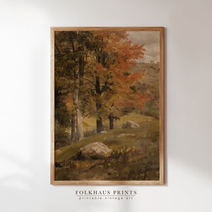 Druckbare Herbst Wand Kunst Herbst Druck Herbst Drucke Herbst Poster Herbst Wand Kunst Herbst Druck Herbst Dekor Herbst Malerei Vintage Druck Digital