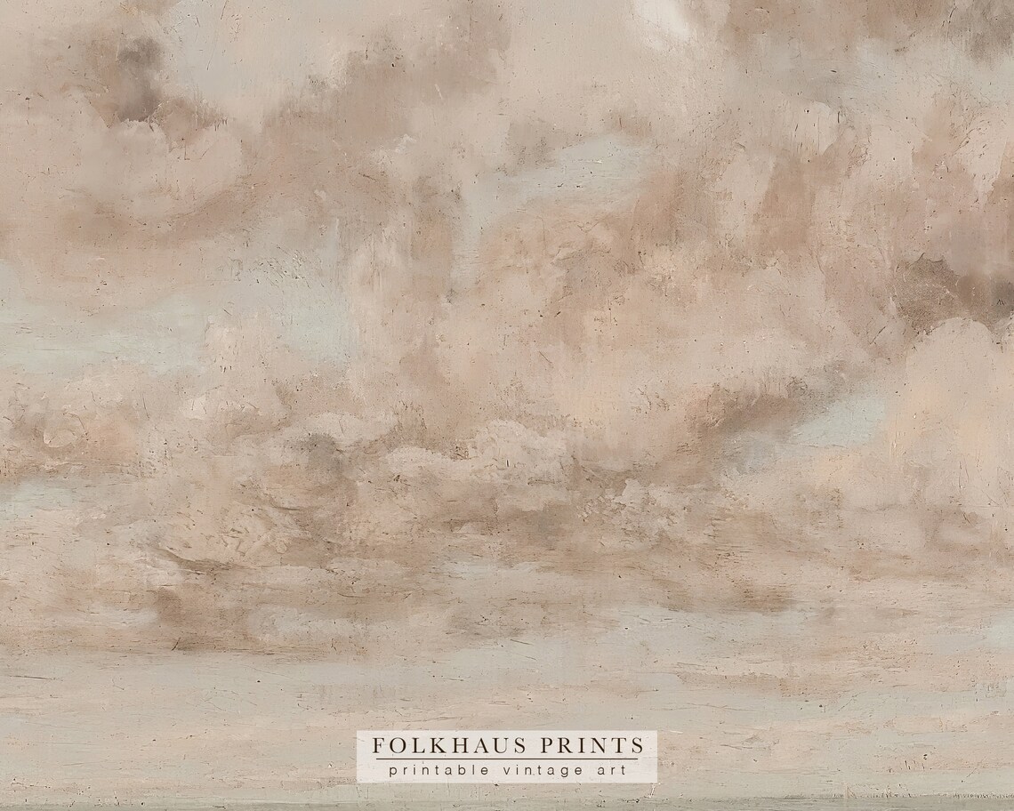 Seascape Painting Printable Wall Art Digital Download Antique - Etsy