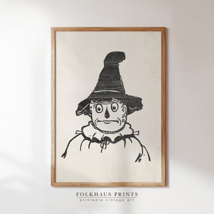Halloween Printable Wall Art | Halloween Printables | Halloween Prints | Halloween Decor | Halloween Wall Art | Vintage Halloween Poster