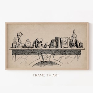 Halloween Frame TV Art | Samsung Frame TV Art | Digital Download | TV Art Samsung Fall Decor | Samsung Frame Art | Art Frame