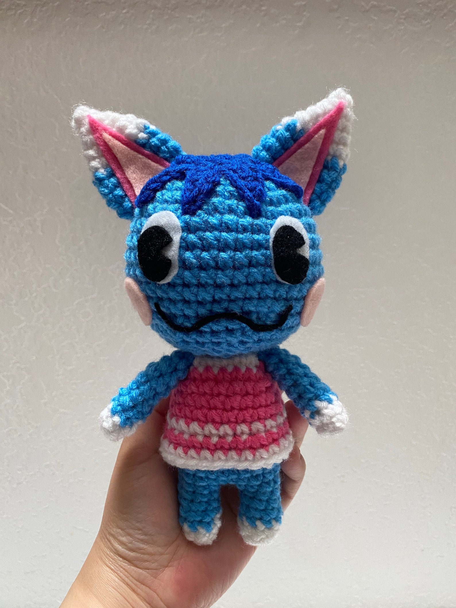 ACNH Animal Crossing Rosie Cat Amigurumi Crochet Plushie Etsy
