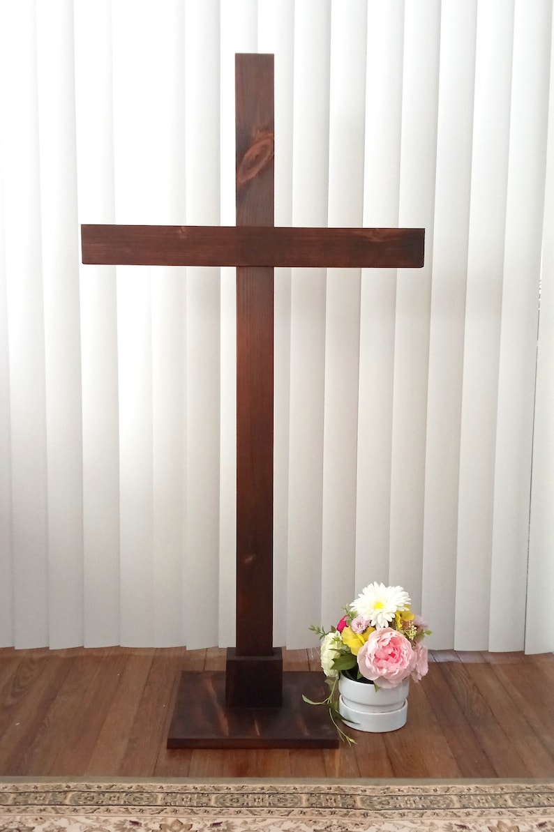 Large Wooden Cross Wedding Cross Church & Home Chapel Cross - Etsy