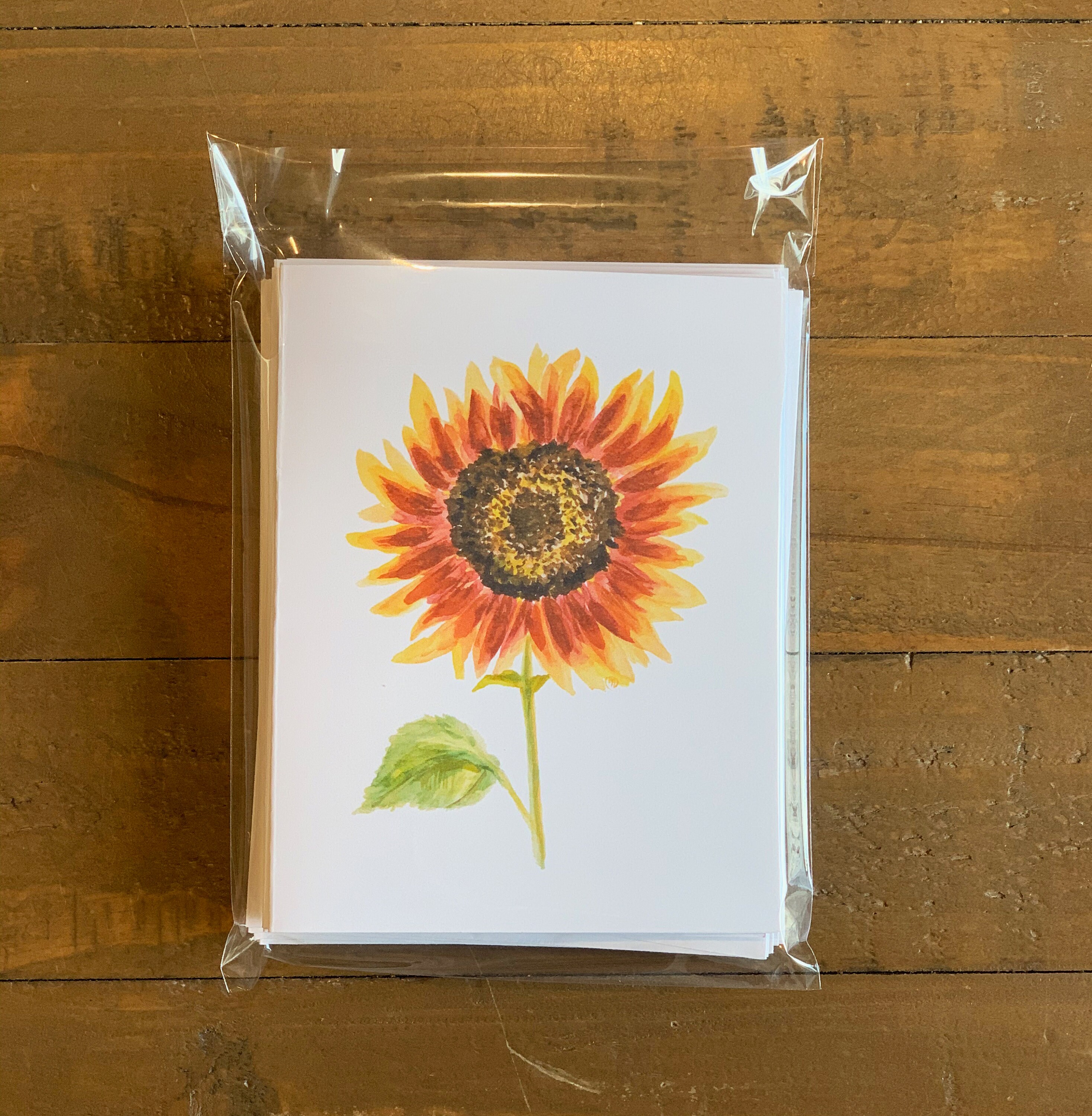 Flower Note Cards- Original Watercolor Art Print Variety Set Featuring ...