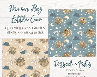 Dream Big Little One Fabric by Henry Glass Fabrics Multiple Prints - by the 1/2 yard