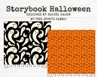 Storybook Halloween by Free Spirits Fabric Potions & Prints by the 1/2 yard - Multiple Prints