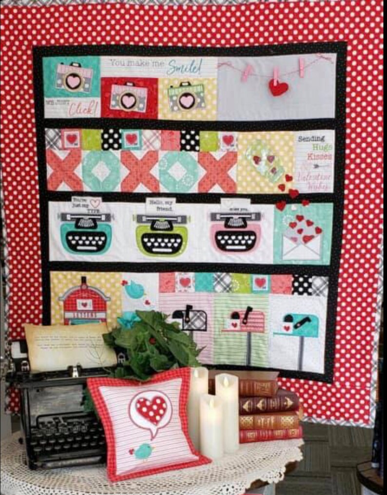 Kimberbell Love Note Embroidery Kit sewing Embroidery Etsy