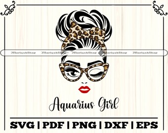 Download January Girl Leopard Skin Wink Eye Woman Face Wink Eyes Lady Birthday Svg Cut Files Vinyl Clip Art Download Digital Drawing Illustration Wearefunnel Com
