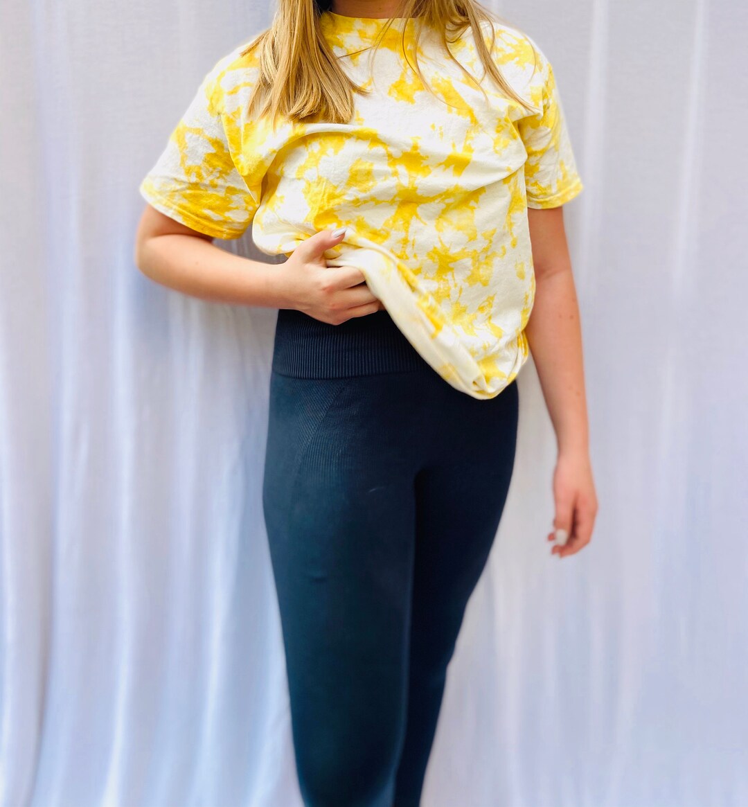 crumple tie dye shirt