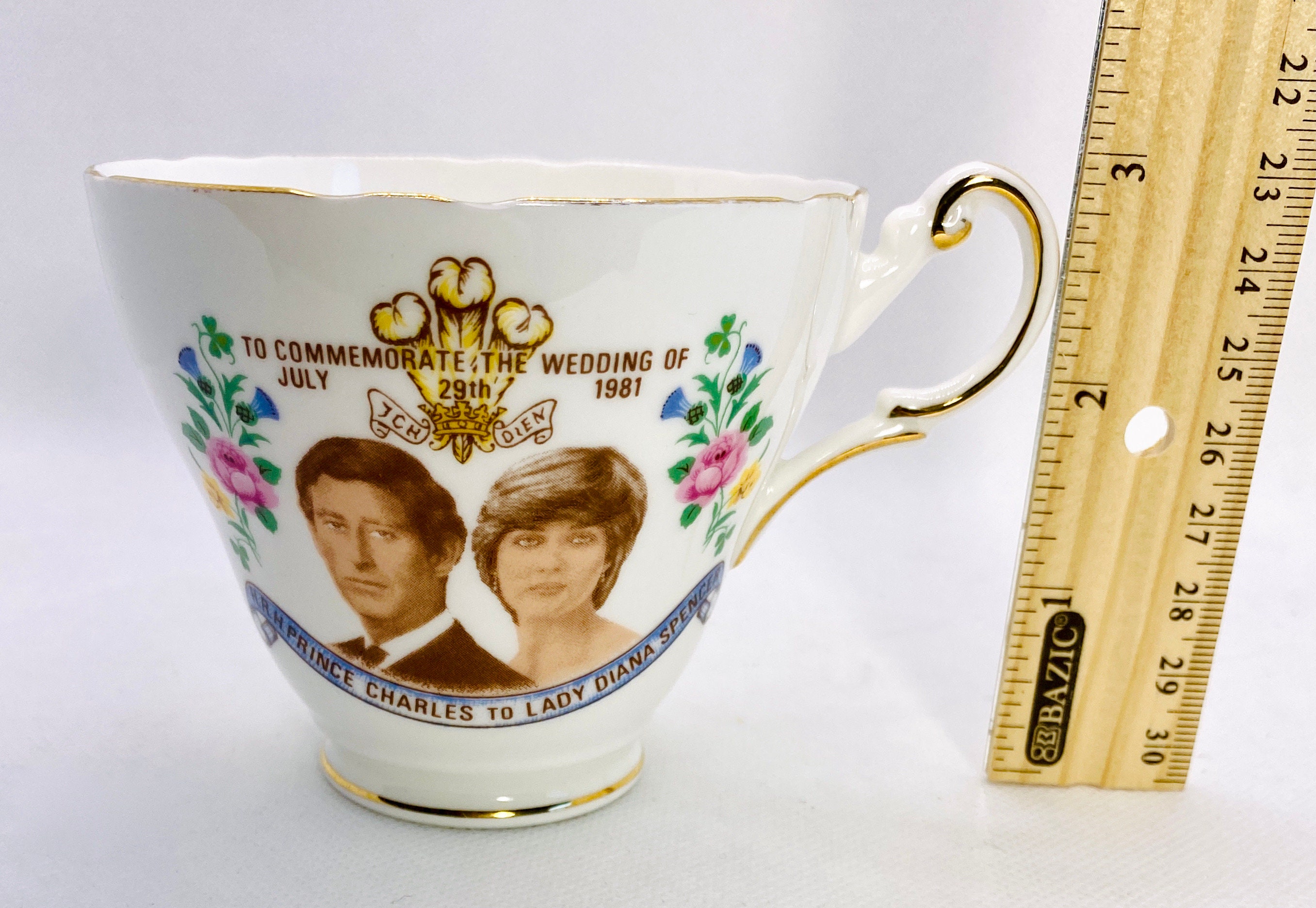 Vintage Teacup and Saucer 1981 Princess Diana Prince Charles