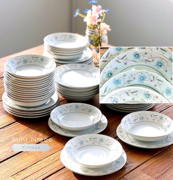 Vintage fruit bowls Sets and Single small plates and bowls English Garden Fine China 1221 Made in Japan dessert bowls and plates tapas