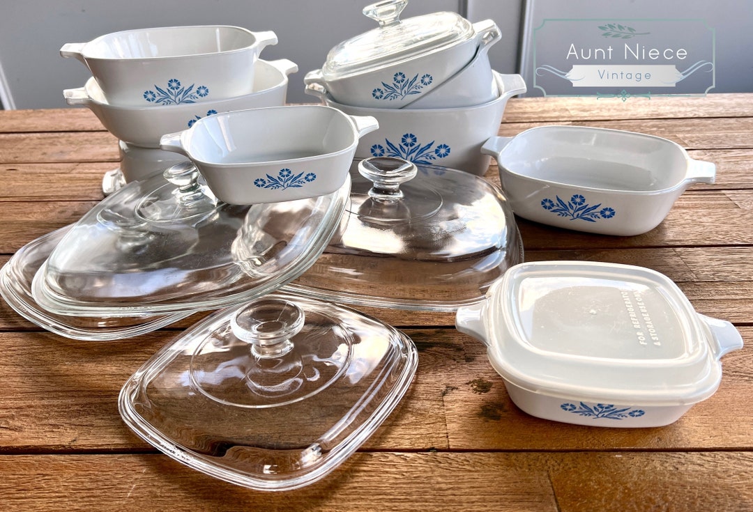 Vintage Corningware Replacement Lids and Dishes Pyrex Lids Variety of