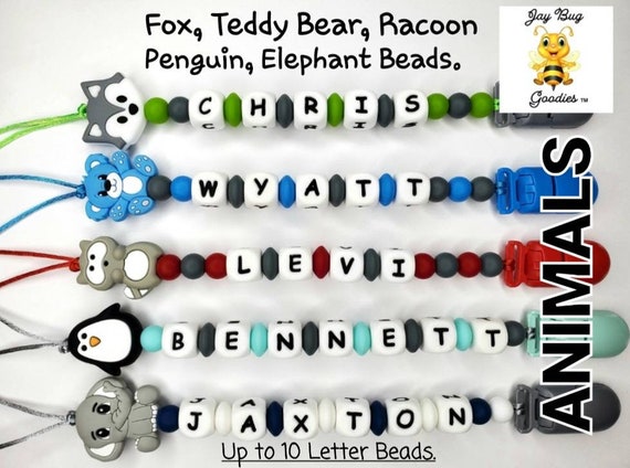Buy UP TO 10 Letters With Specialty Animal Bead Silicone Pacifier Online in India - Etsy Buy UP TO 10 Letters With Specialty Animal Bead Silicone Pacifier Online in India - Etsy