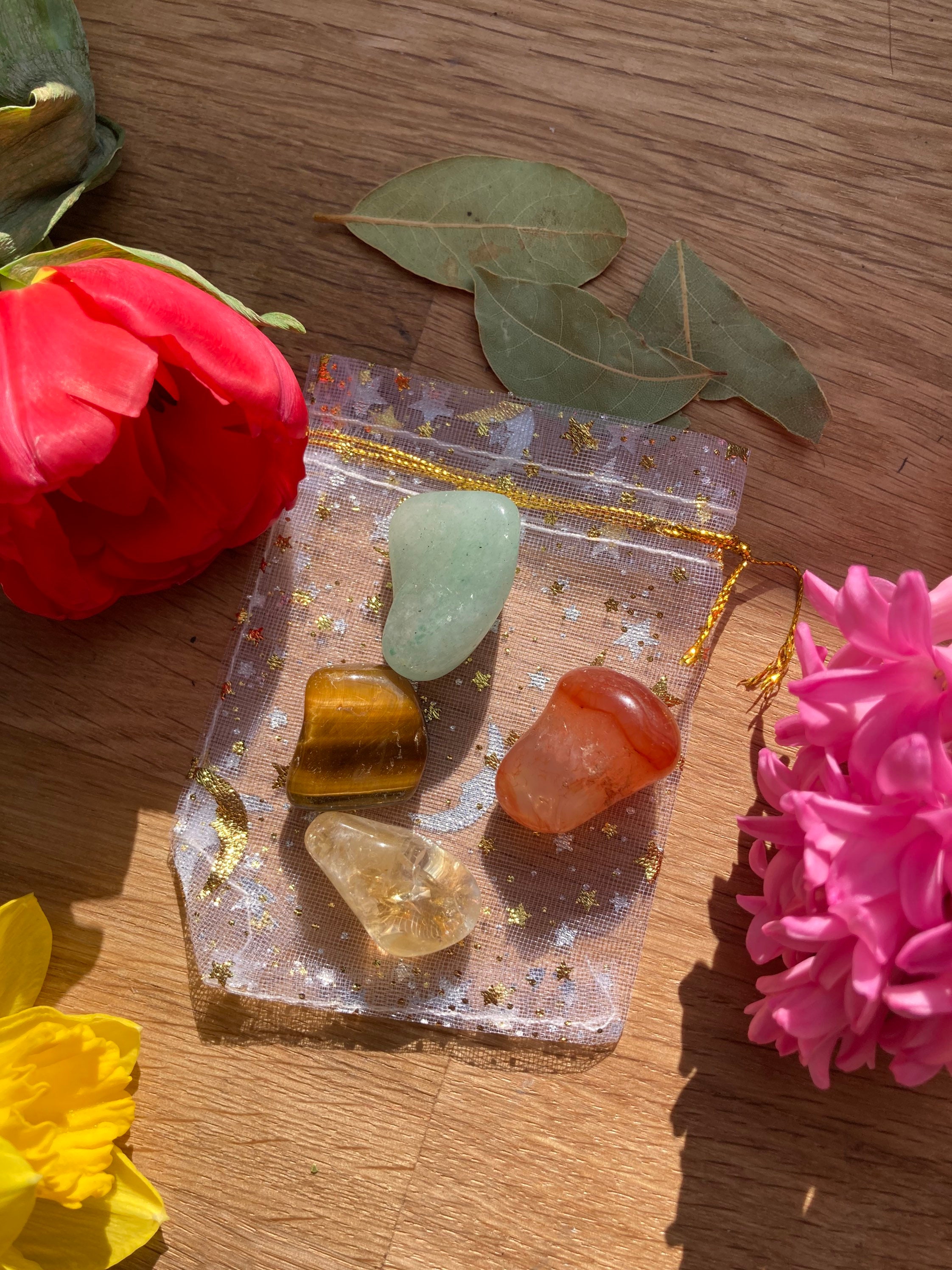 Leo Crystals Gemstone Set Etsy