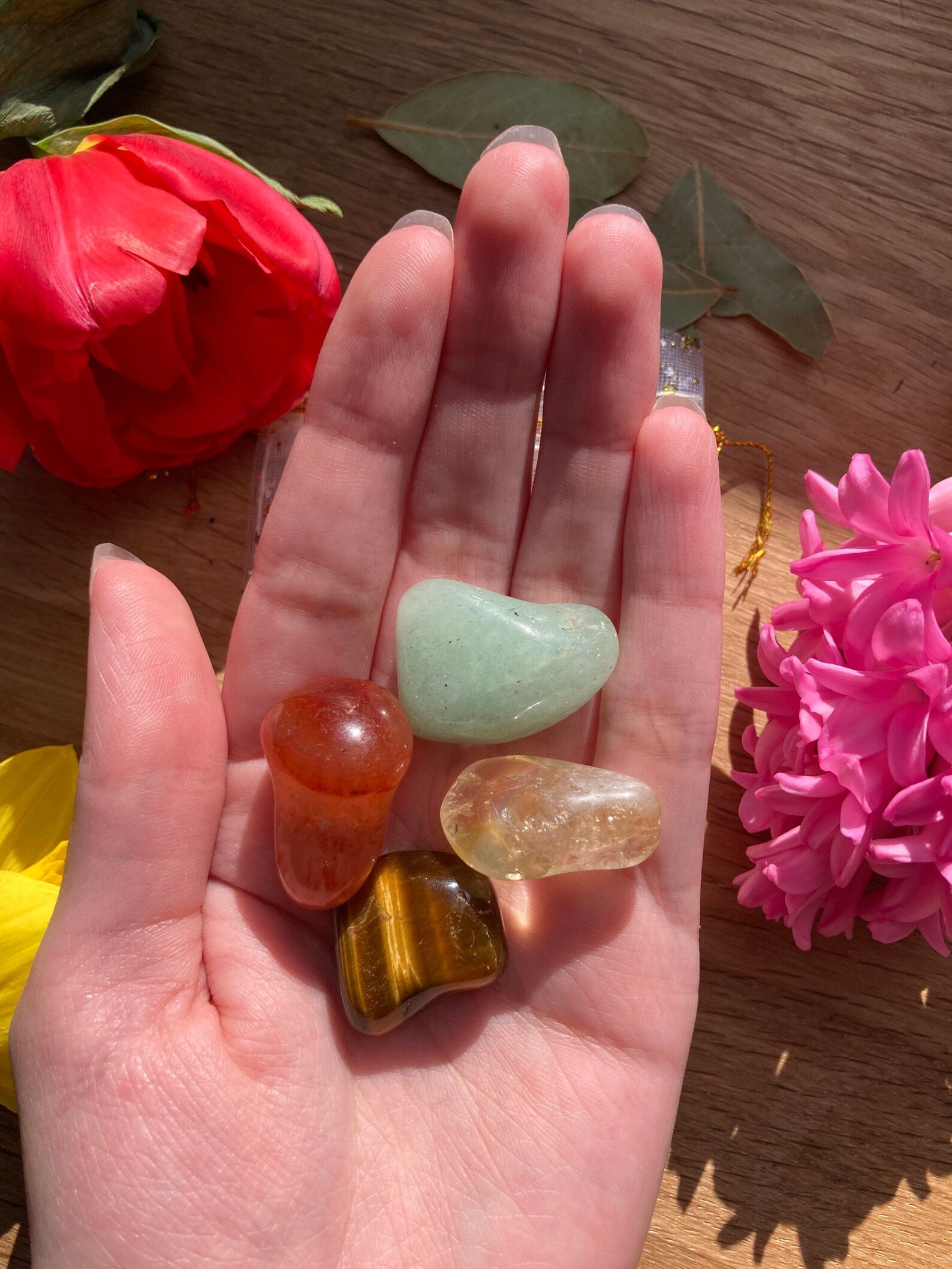 Leo Crystals Gemstone Set Etsy