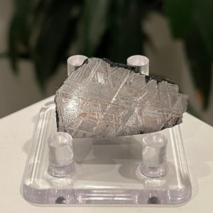 Muonionalusta Meteorite Etched End Piece, Sweden, 66 g, Iron Nickel Meteorite