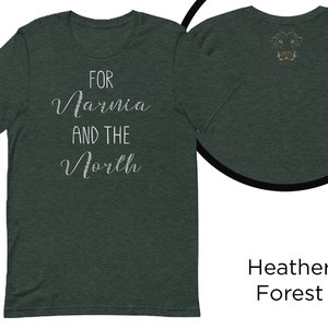 Per Narnia e il Nord - T-shirt unisex, stampe davanti e dietro