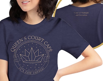 Queen's Court Café Unisex t-shirt, Magiford