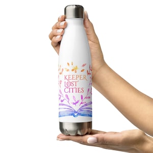 Keeper of the Lost Cities Botella de agua de acero inoxidable