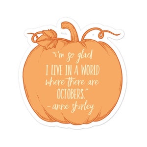 A World with Octobers - sticker