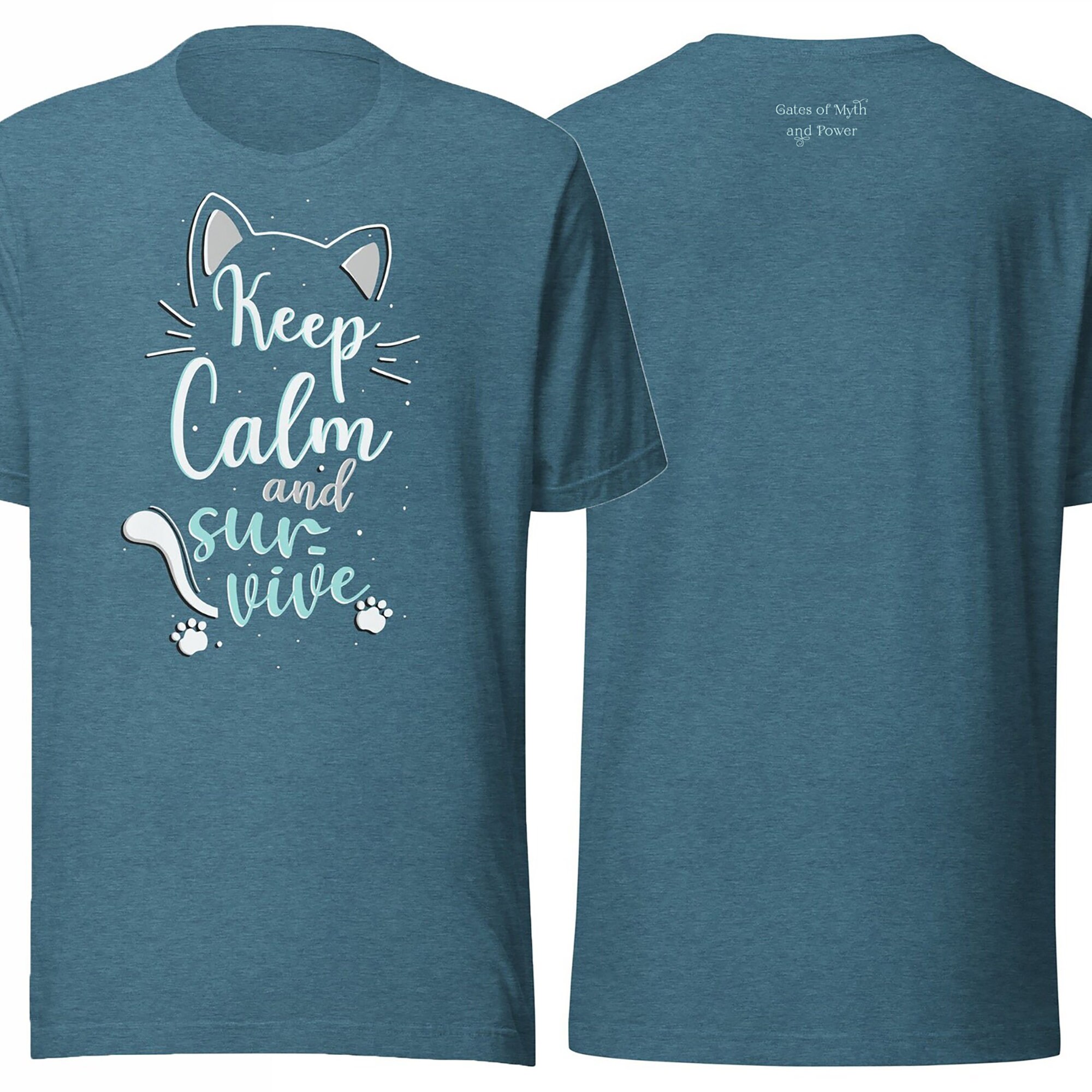 Keep Calm & Survive, Unisex T-shirt - Etsy