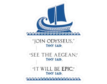 Join Odysseus sticker | Funny Greek Mythology decal