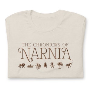 T-shirt unisex Le Cronache di Narnia con medaglioni