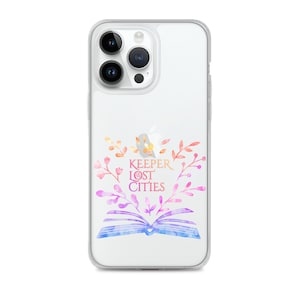 Funda para iPhone con acuarela de El guardián de las ciudades perdidas