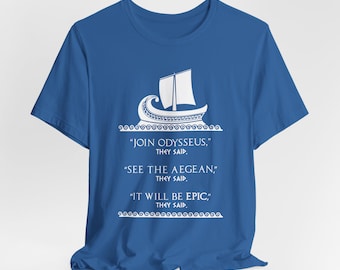 Verbinden Sie Odysseus T-Shirt, lustiges Odysseet-stück, griechische Mythologie