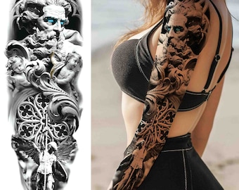 Temporary Tattoo Sleeve Etsy