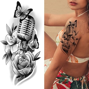 Azarja van der Veen on Twitter microphone headphones onair retro  music tattoo tattoos tattooer tattooartist ontheair musictattoo  httpstcoRbQlAzLnhf httpstcokubCk4rJRD  X