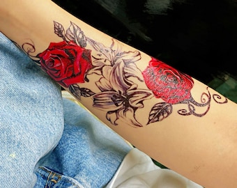 Compass Tattoo Arm Etsy