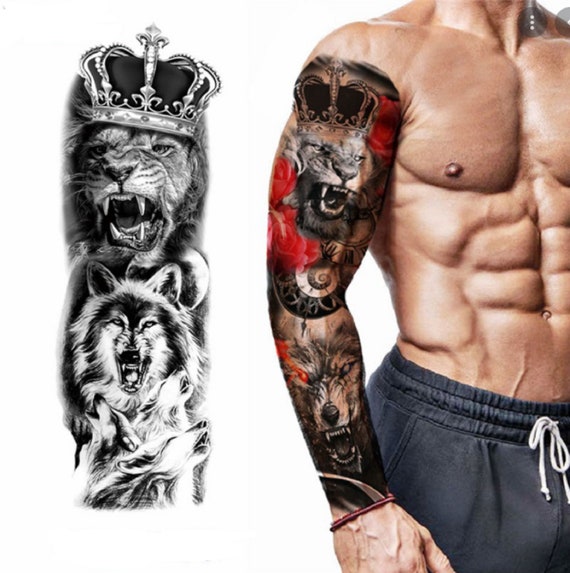 tribal tattoo viking lion head illustration and vector logo Stock Vector  Image  Art  Alamy