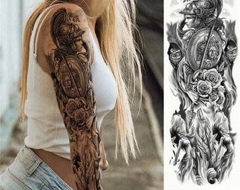 Half Sleeve Tattoo Etsy Half Sleeve Tattoo Etsy