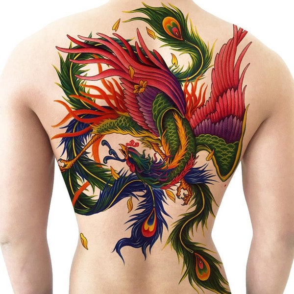 Phoenix Tattoo - Etsy