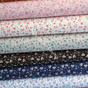 Spring Ditsy Betsy Floral 100% Cotton Poplin Fabric - quilting, craft, dressmaking