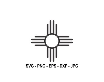 Download Zia Symbol Svg Etsy