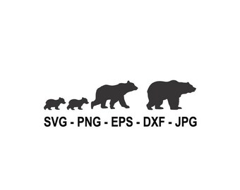 Download Bear Family Svg Etsy