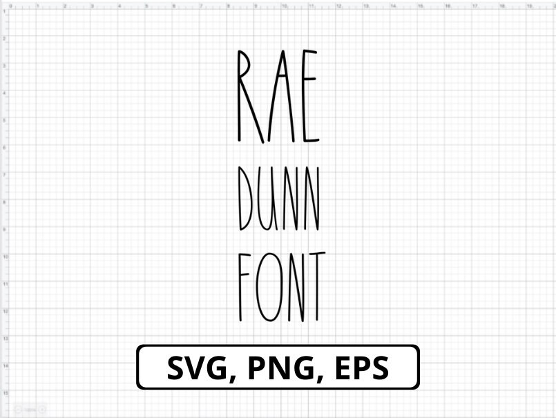 RAE DUNN FONT eps, png, svg. Font png, svg, eps. Font style rae svg, …