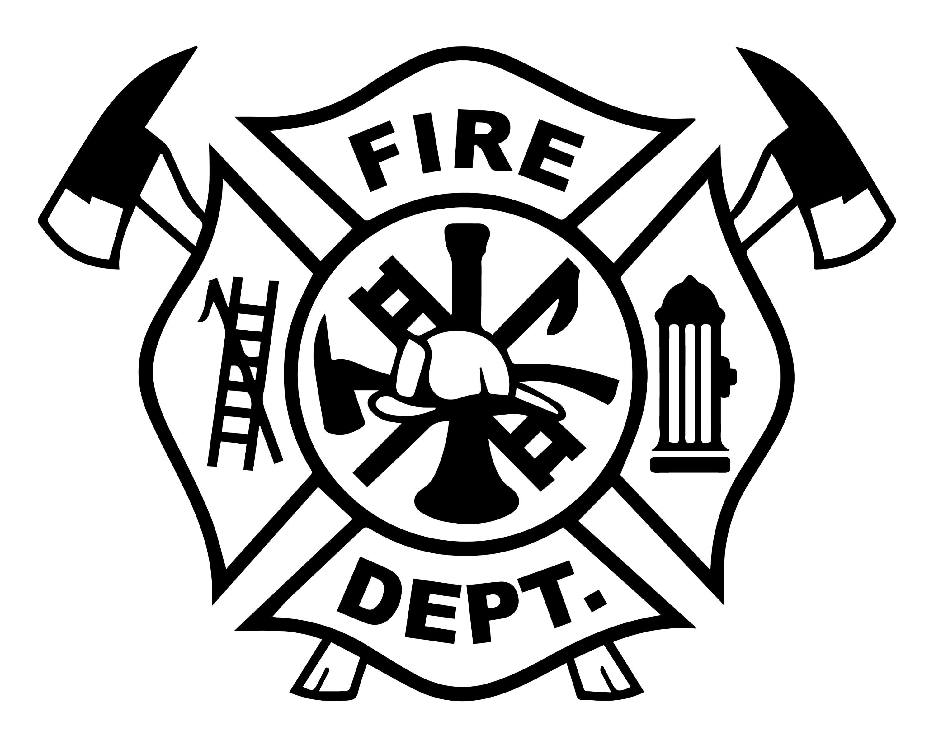 Logotipo del Departamento de Bomberos Svg Fireman SVG | Etsy