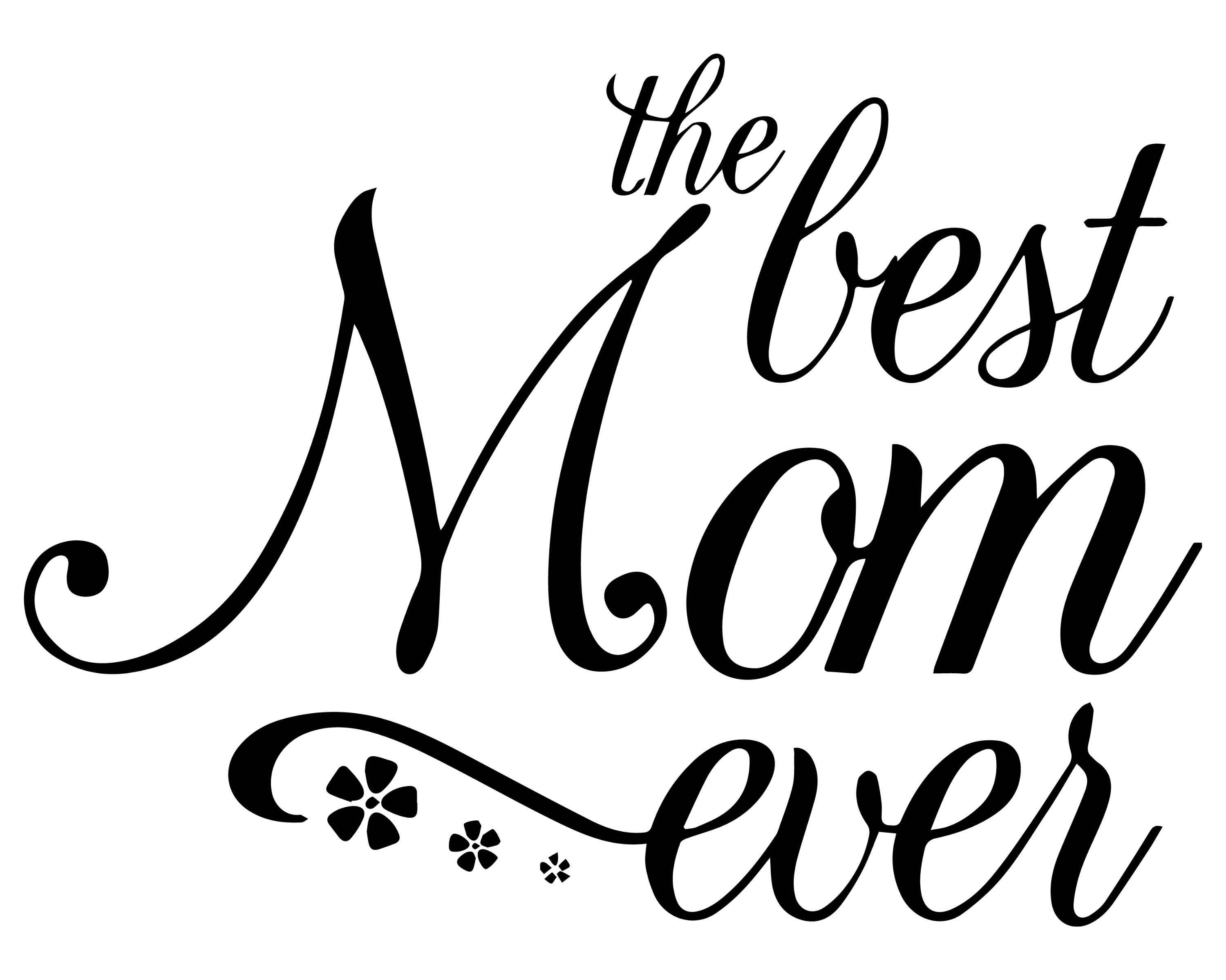 The Best Mom svg png Mom svg png Mom Love day svg png | Etsy