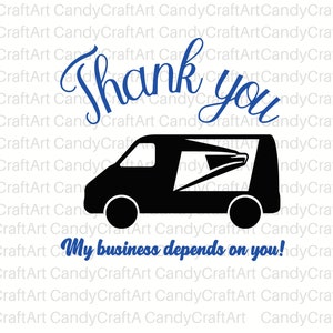 Free Free 332 Mail Truck Thank You Svg Free SVG PNG EPS DXF File