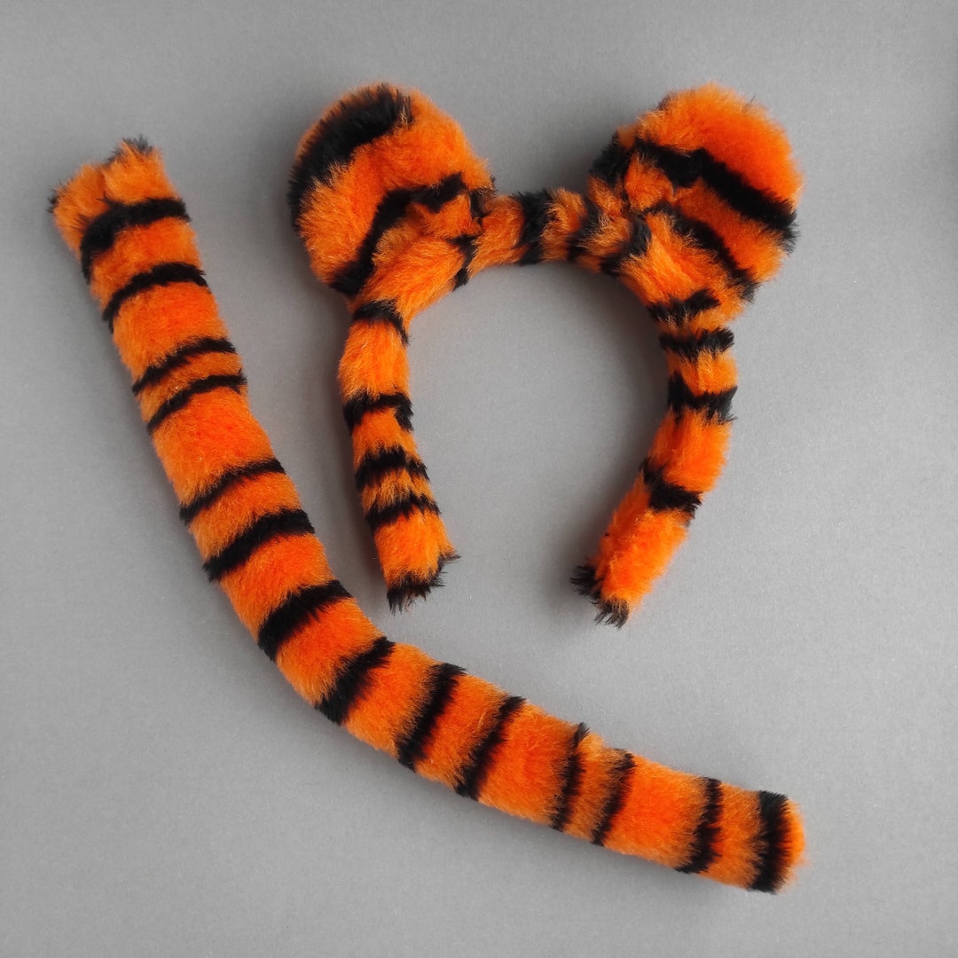 Tiger Ear Headband and Tail Toddler Halloween Costume Tiger Etsy
