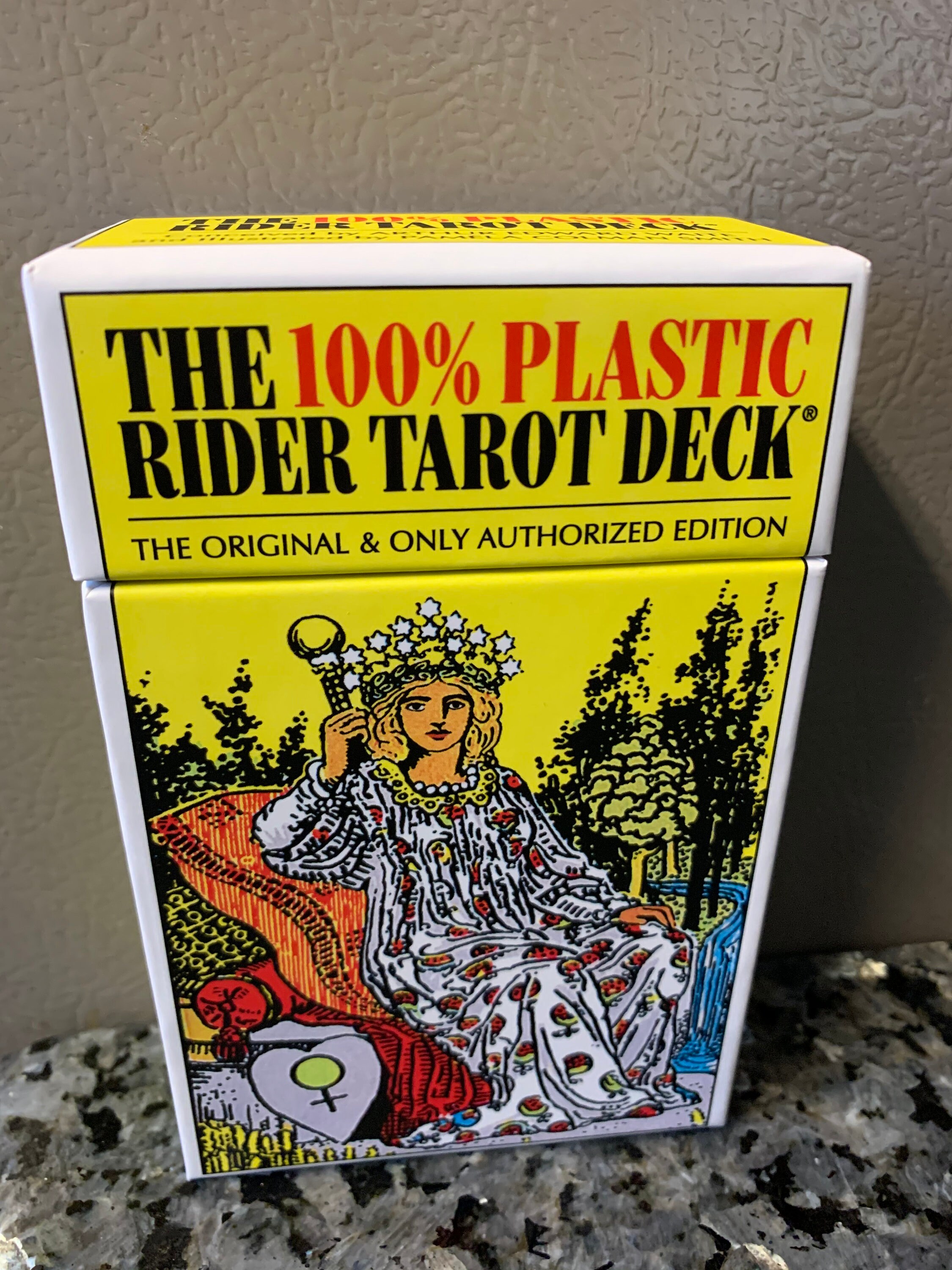 crystal tarot deck rider waite cards 100% plastic tarot deck etsy crystal tarot deck rider