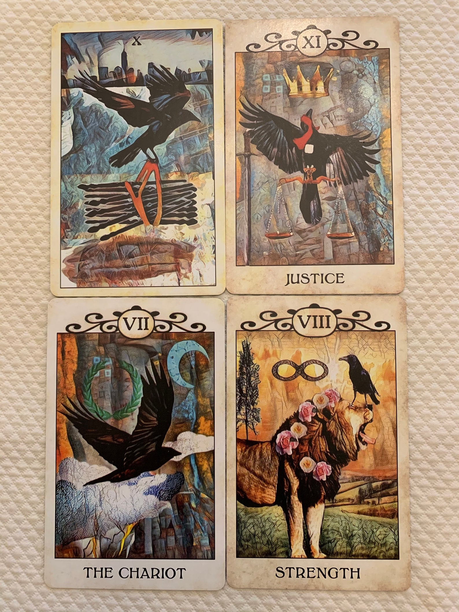 TAROT DECK SET Beginner Tarot Deck Modern Bird Spiritual Etsy