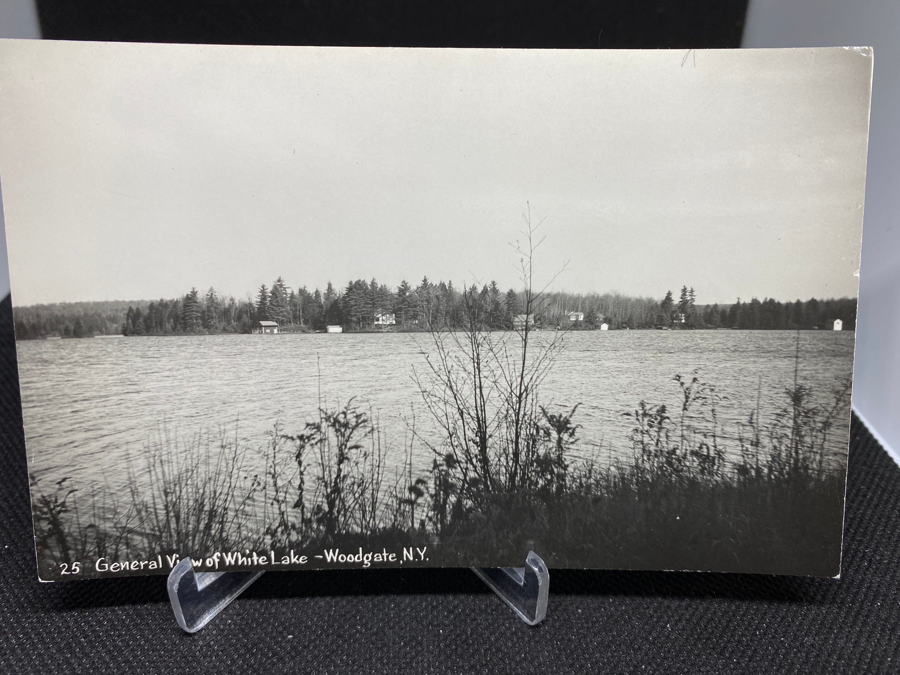 RPPC of White Lake in Woodgate New York circa 1950 Etsy