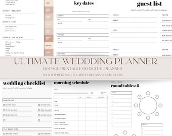 6-month Wedding Planner Printable / Ultimate Wedding Plan - Etsy