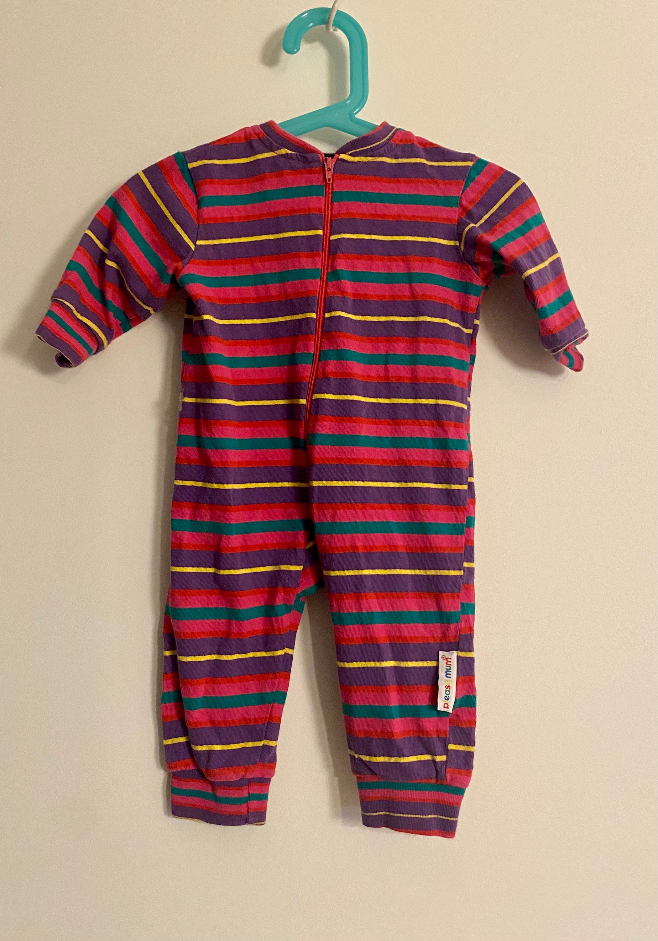 Vintage Please Mum Striped Baby Sleeper | Etsy